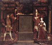 Henry VII, Elizabeth of York, Henry VIII, and Jane Seymour Leemput, Remigius van